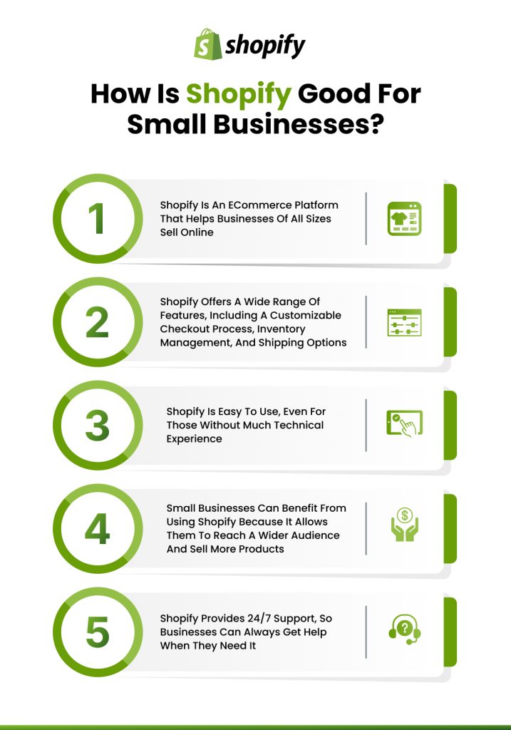 How is Shopify good for small businesses