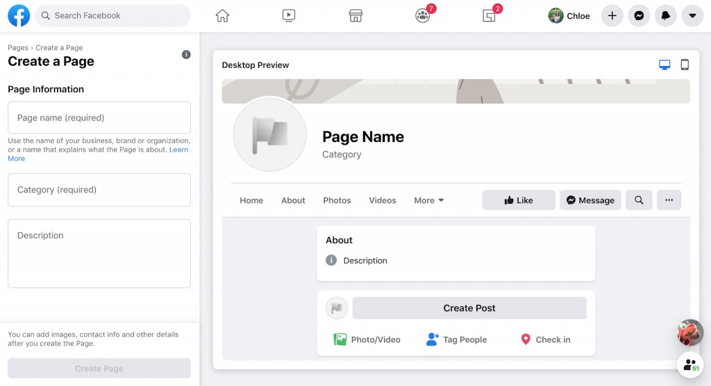 Finalizing the Facebook Page - Facebook Shopify Integration