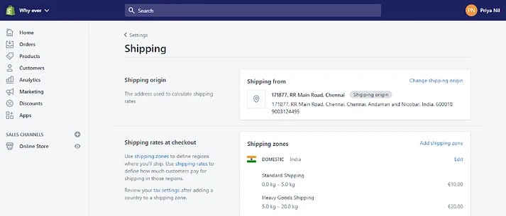 shopify+Shipping