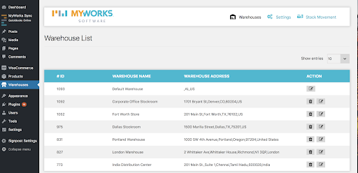 WooCommerce Multi Warehouse Inventory