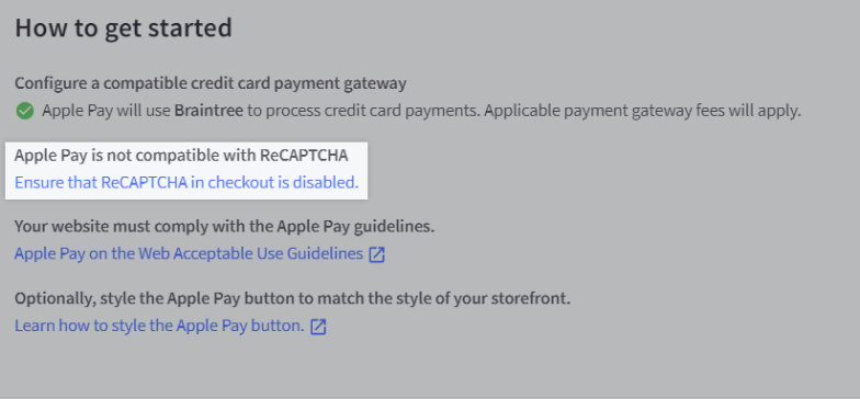 Disable reCAPTCHA