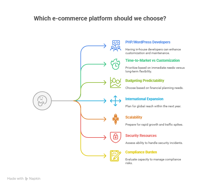 Key Questions To Ask When Comparing WooCommerce vs Shopify