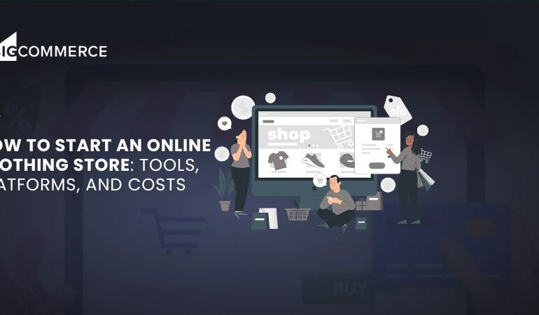 how to start an online clothing store