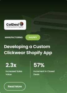 Shopify custom app development case study