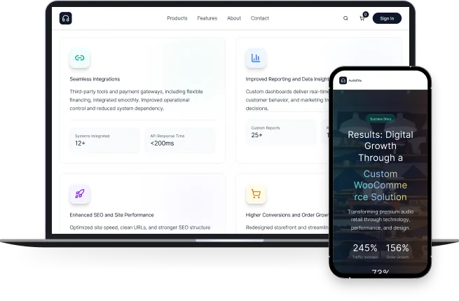 Results: Digital Growth Through a Custom WooCommerce Solution
