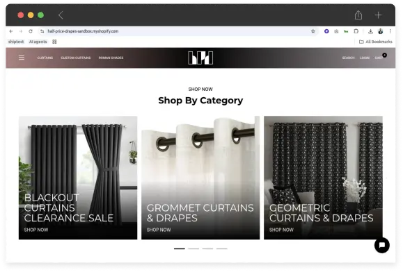 Immersive Vertical-Slider Storefront