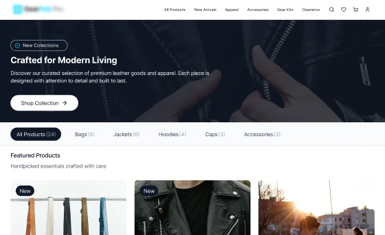 Tailored Storefront Interface
