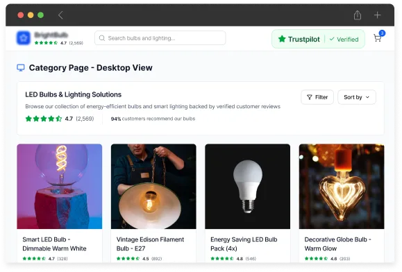 Trustpilot Review Integration