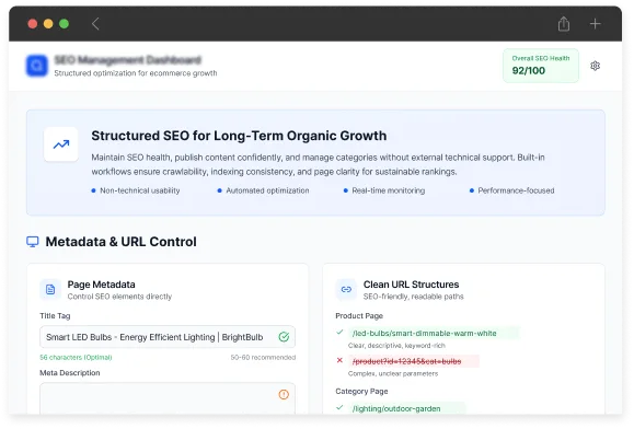 Structured SEO Improvements
