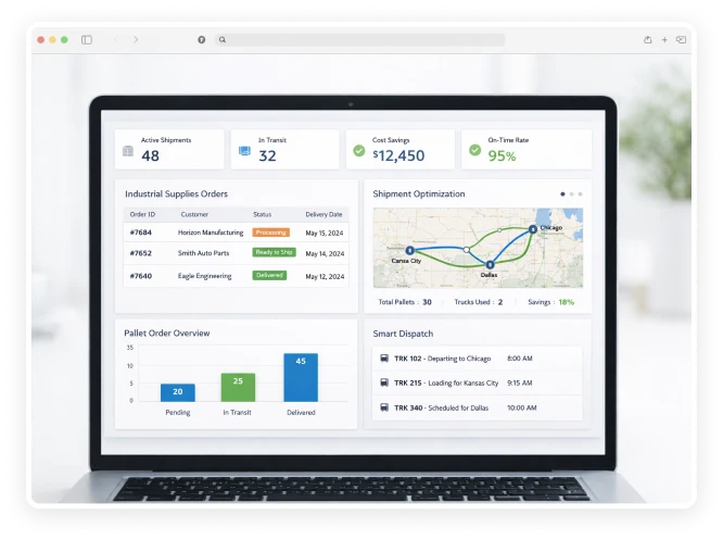 Industrial Supplies and Pallet Orders