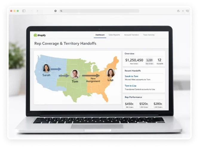 Rep Coverage and Territory Handoffs