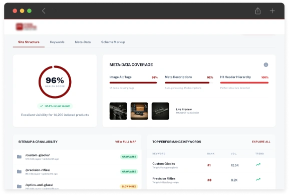 SEO-Optimized Storefront Build