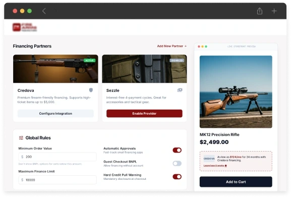 Buy Now, Pay Later Support