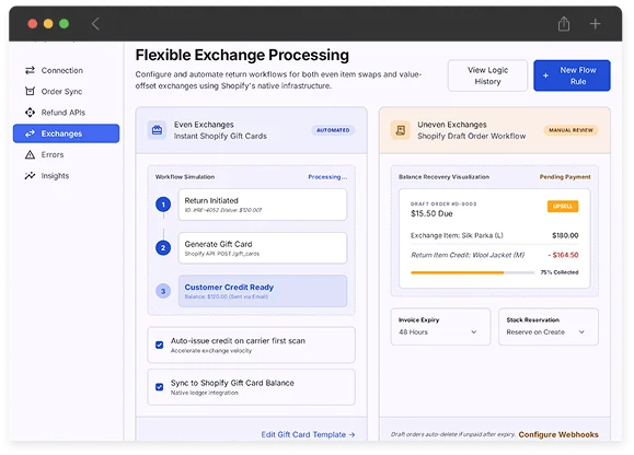 Exchange Orders
