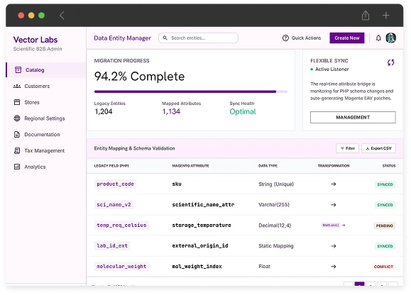 Custom Data Migration
