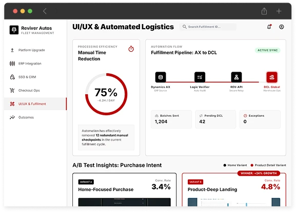 UI_UX Improvements & Fulfillment Automation